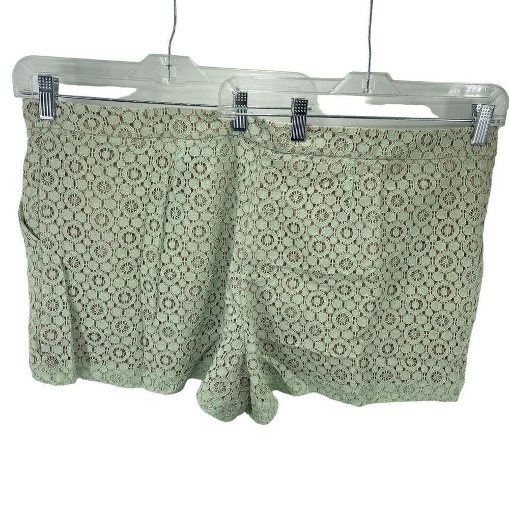 Victoria Beckham For Target Women's Mint Green Lace Shorts Size 24W NWT NEW